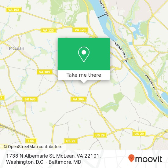 1738 N Albemarle St, McLean, VA 22101 map