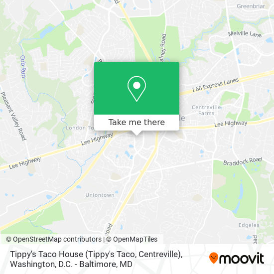 Tippy's Taco House (Tippy's Taco, Centreville) map