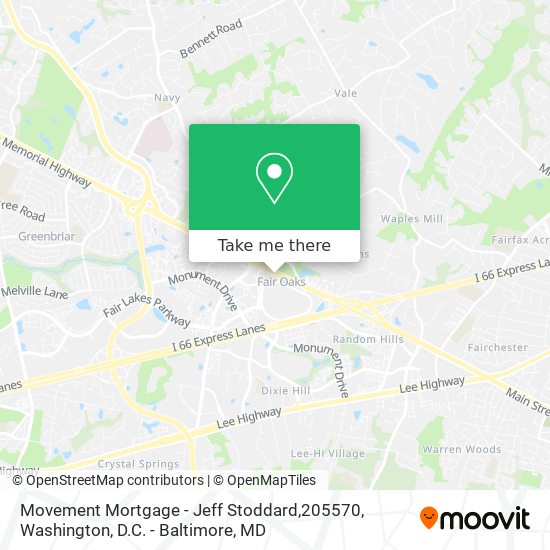 Movement Mortgage - Jeff Stoddard,205570 map