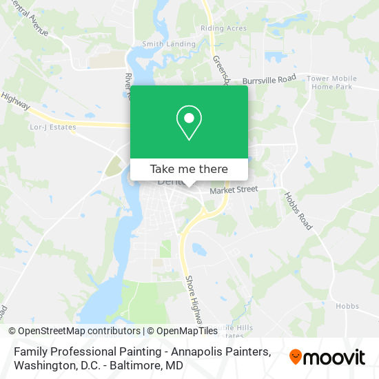 Mapa de Family Professional Painting - Annapolis Painters