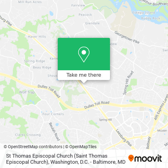 Mapa de St Thomas Episcopal Church