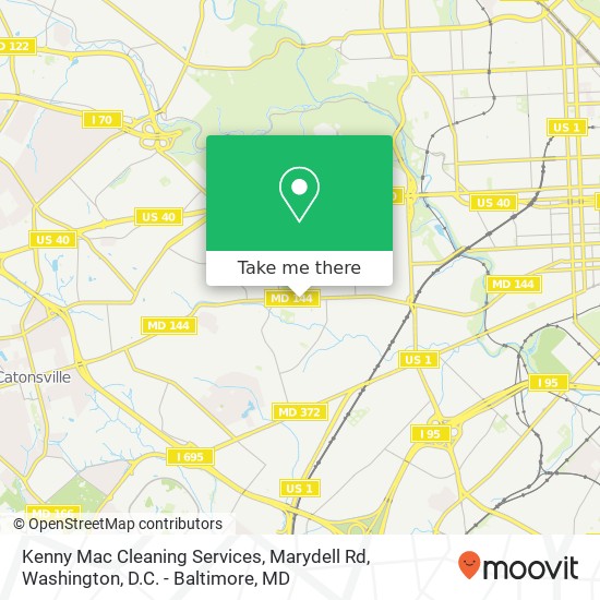 Mapa de Kenny Mac Cleaning Services, Marydell Rd