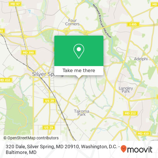 320 Dale, Silver Spring, MD 20910 map