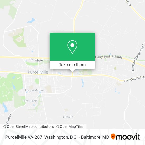 Mapa de Purcellville VA-287