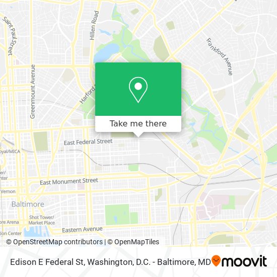 Edison E Federal St map