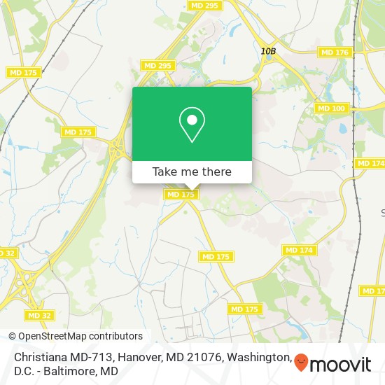 Christiana MD-713, Hanover, MD 21076 map