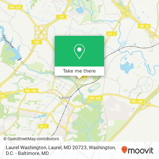 Laurel Washington, Laurel, MD 20723 map