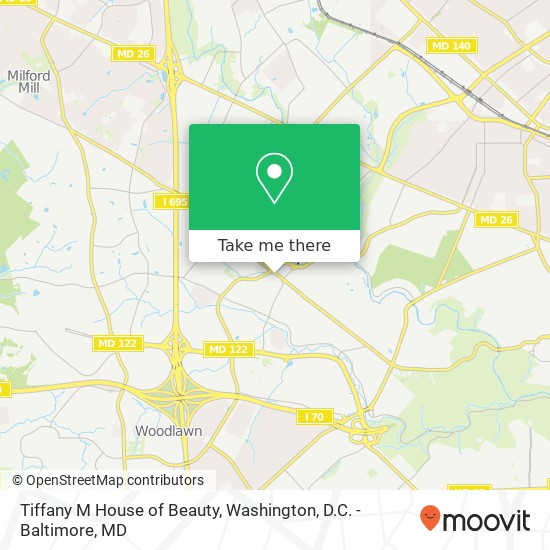 Tiffany M House of Beauty map