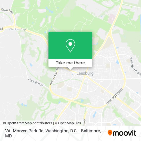 VA- Morven Park Rd map