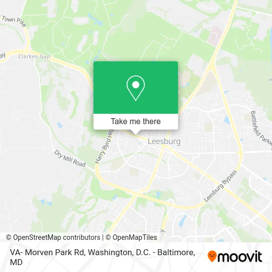 VA- Morven Park Rd map