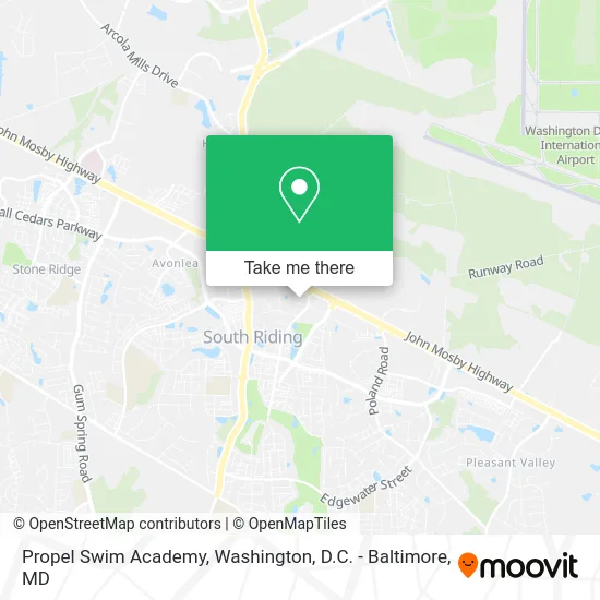 Propel Swim Academy map