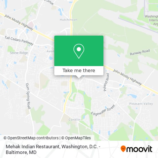 Mapa de Mehak Indian Restaurant