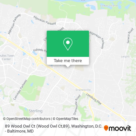 Mapa de 89 Wood Owl Ct (Wood Owl Ct,89)