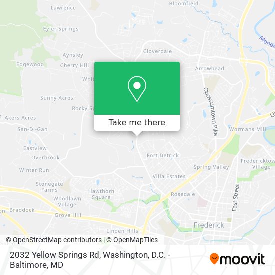 2032 Yellow Springs Rd map