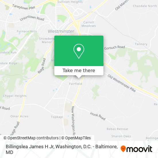 Billingslea James H Jr map