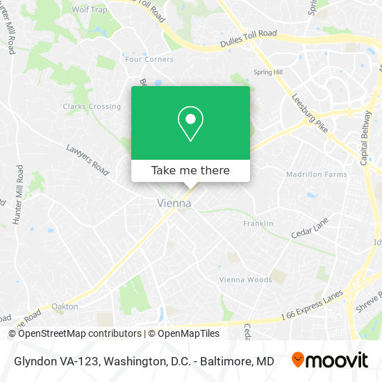Glyndon VA-123 map