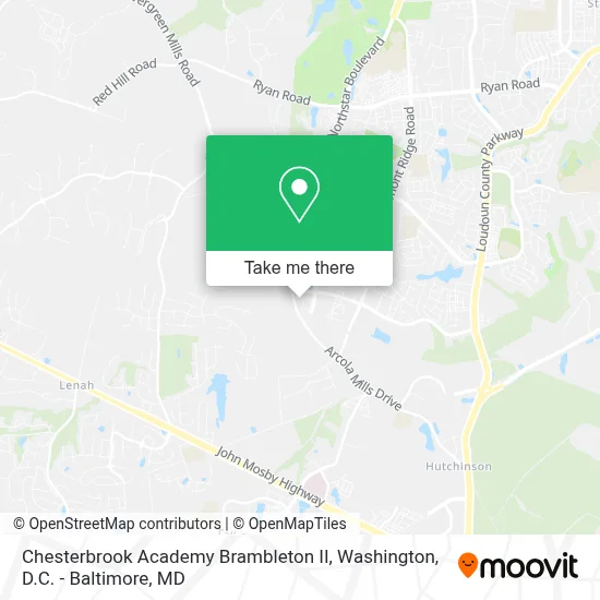 Chesterbrook Academy Brambleton II map