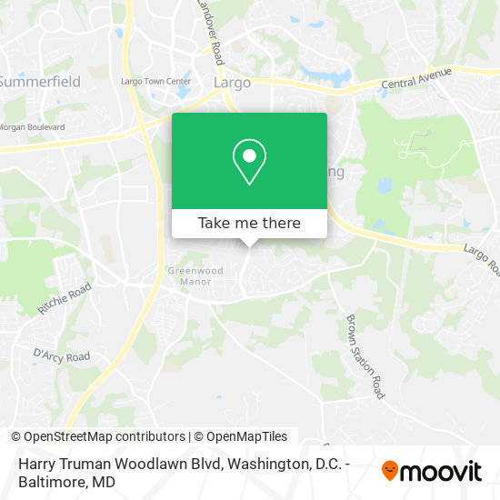 Mapa de Harry Truman Woodlawn Blvd