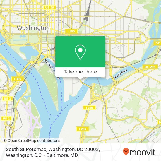 South St Potomac, Washington, DC 20003 map