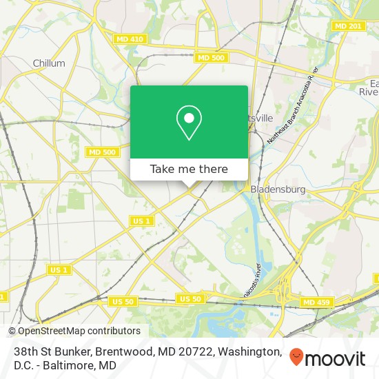 38th St Bunker, Brentwood, MD 20722 map