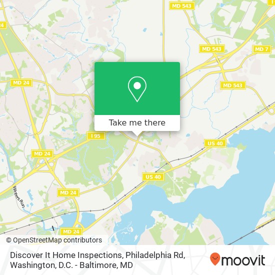 Mapa de Discover It Home Inspections, Philadelphia Rd