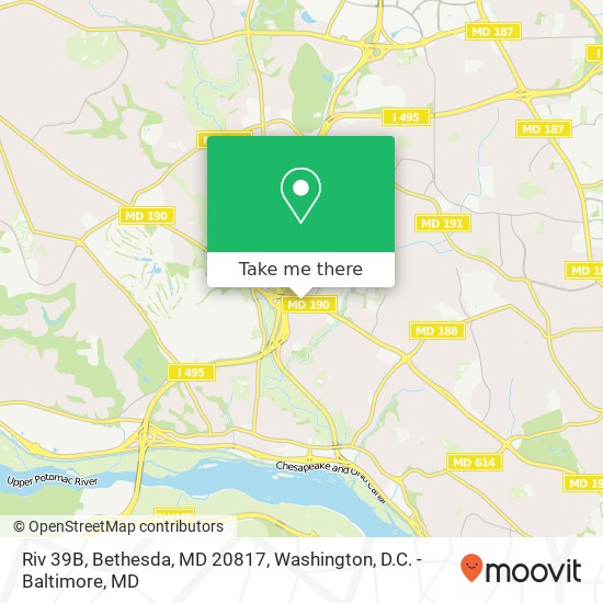 Riv 39B, Bethesda, MD 20817 map