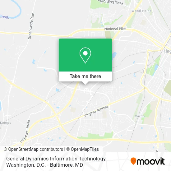 Mapa de General Dynamics Information Technology