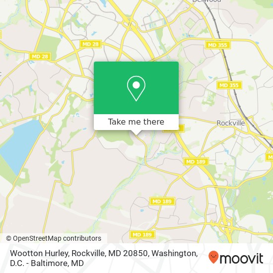 Wootton Hurley, Rockville, MD 20850 map