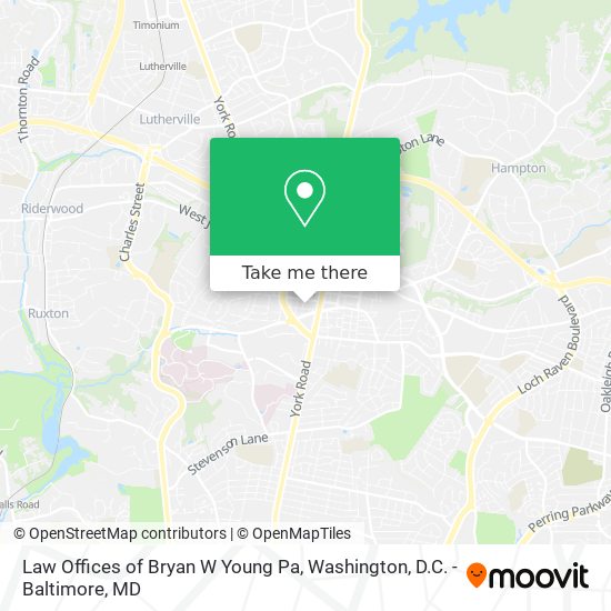 Mapa de Law Offices of Bryan W Young Pa