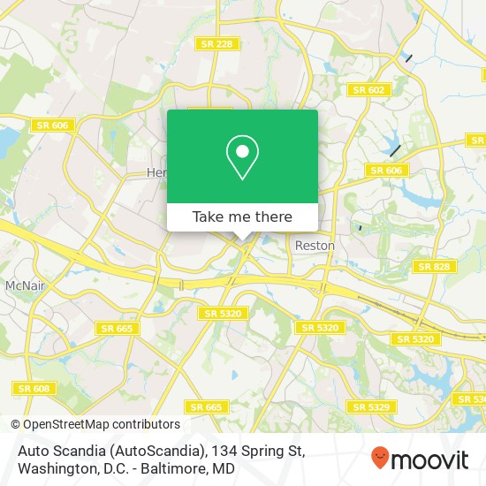 Auto Scandia (AutoScandia), 134 Spring St map