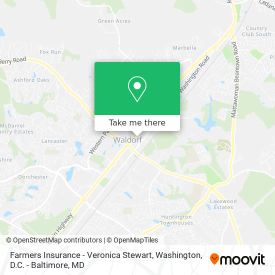 Farmers Insurance - Veronica Stewart map