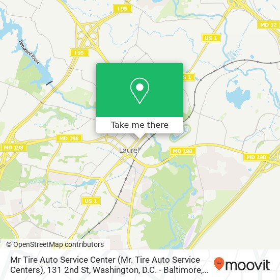 Mr Tire Auto Service Center (Mr. Tire Auto Service Centers), 131 2nd St map