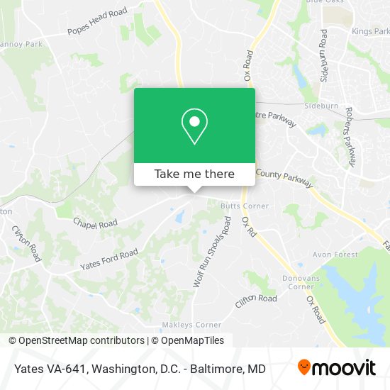 Yates VA-641 map