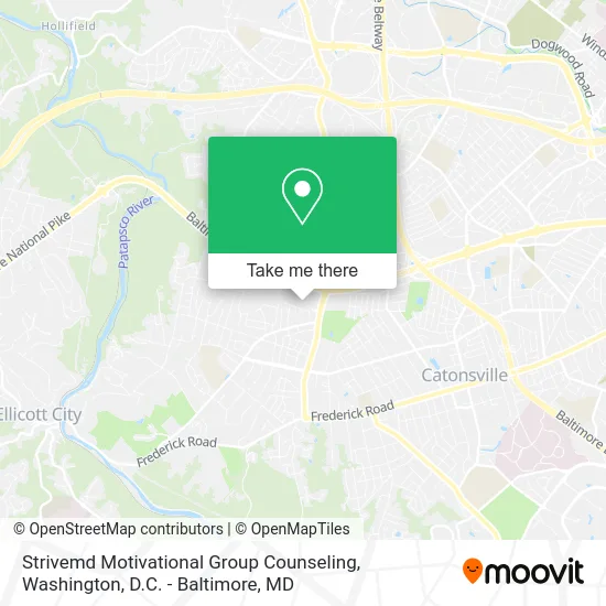 Strivemd Motivational Group Counseling map