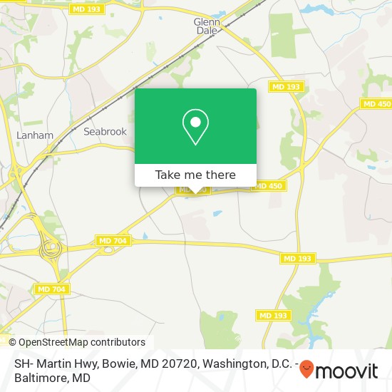 SH- Martin Hwy, Bowie, MD 20720 map