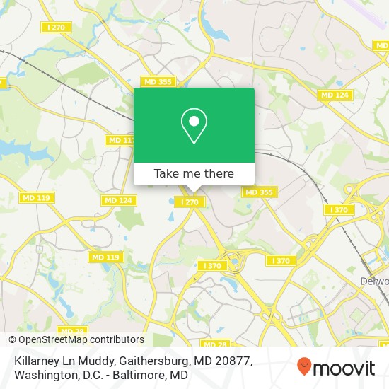 Killarney Ln Muddy, Gaithersburg, MD 20877 map