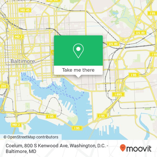 Mapa de Coelum, 800 S Kenwood Ave