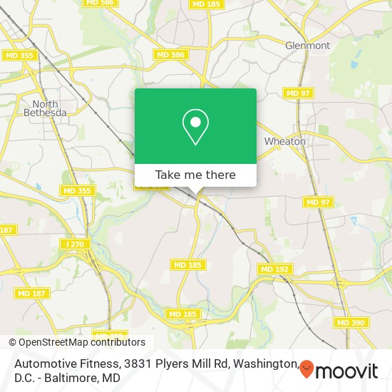 Automotive Fitness, 3831 Plyers Mill Rd map