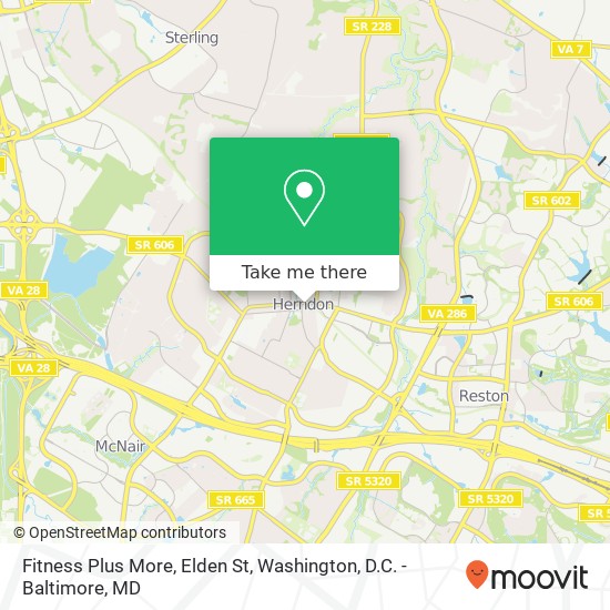 Mapa de Fitness Plus More, Elden St