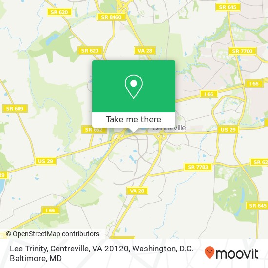 Lee Trinity, Centreville, VA 20120 map