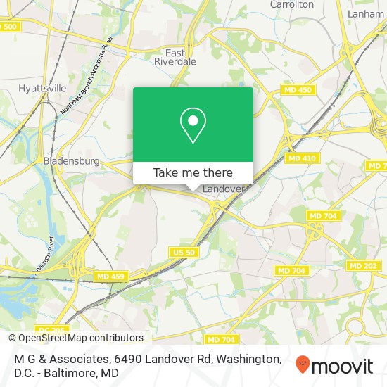 M G & Associates, 6490 Landover Rd map