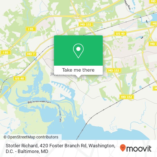 Stotler Richard, 420 Foster Branch Rd map