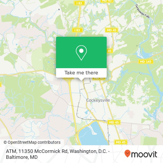 ATM, 11350 McCormick Rd map