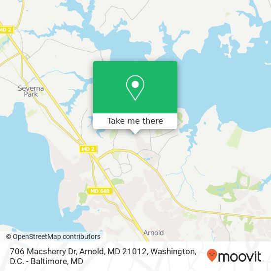 706 Macsherry Dr, Arnold, MD 21012 map