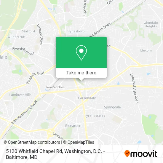 5120 Whitfield Chapel Rd map