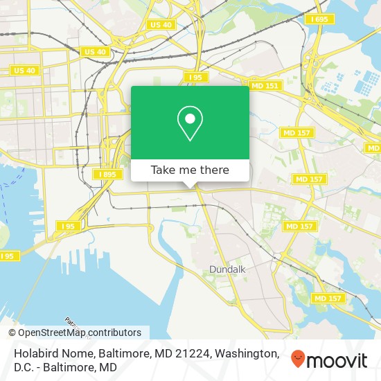 Holabird Nome, Baltimore, MD 21224 map