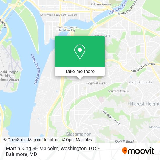 Mapa de Martin King SE Malcolm