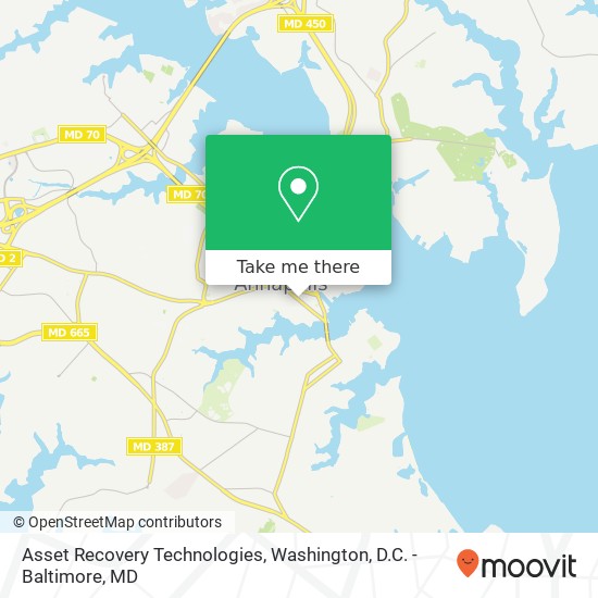 Mapa de Asset Recovery Technologies