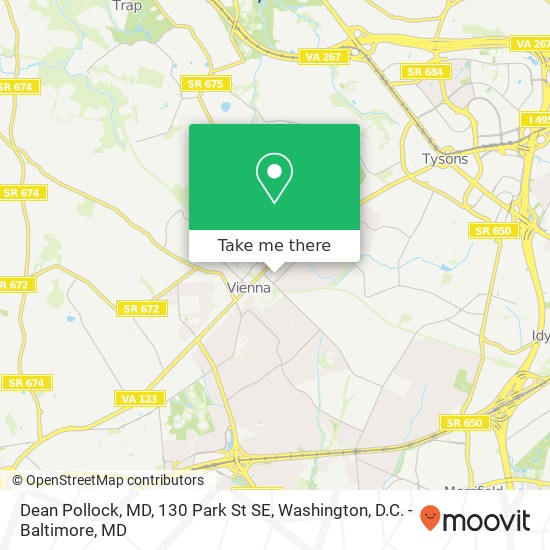 Dean Pollock, MD, 130 Park St SE map