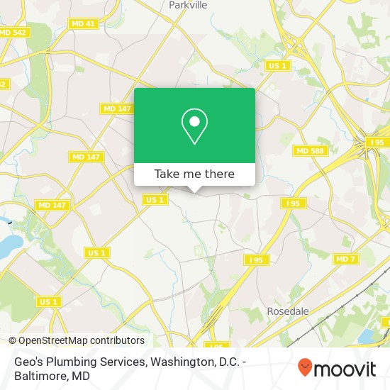 Geo's Plumbing Services map